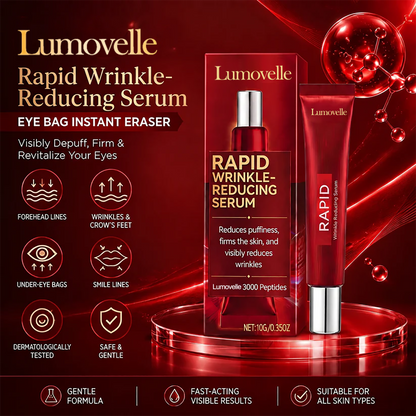 Results in 60 Seconds - Lumovelle Rapid Wrinkle-Reducing Serum for Wrinkles, Bags & Dark Circles