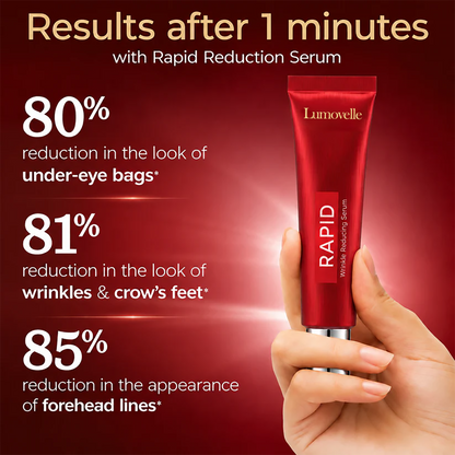 Results in 60 Seconds - Lumovelle Rapid Wrinkle-Reducing Serum for Wrinkles, Bags & Dark Circles