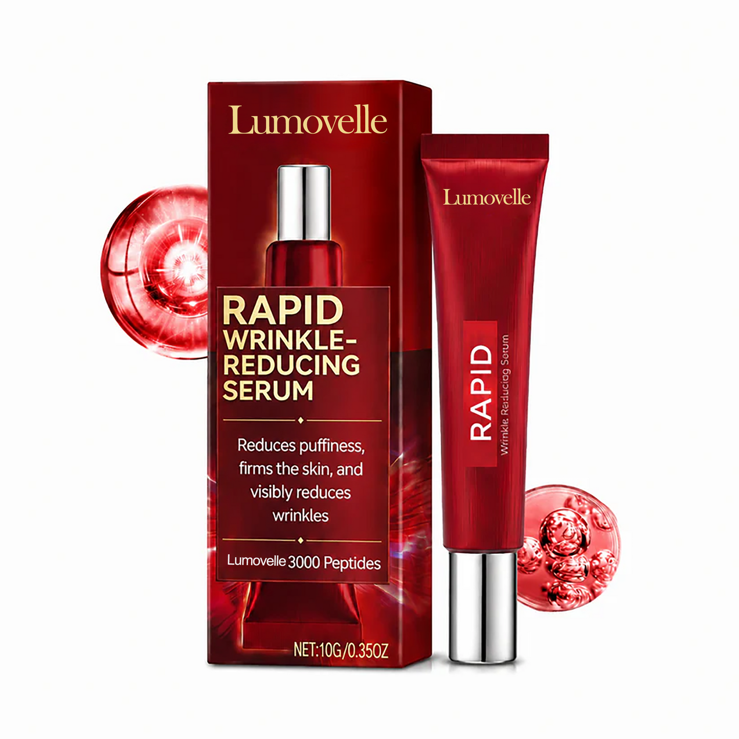 Results in 60 Seconds - Lumovelle Rapid Wrinkle-Reducing Serum for Wrinkles, Bags & Dark Circles