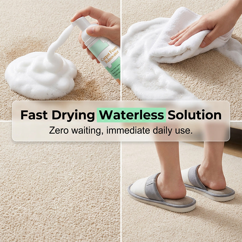 🔥Limited Time Promotion 50% OFF🔥Waterless Carpet Foam Stain Remover